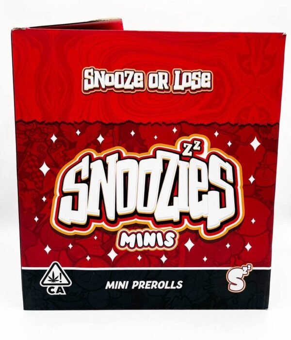 Enjoy smooth, flavorful sessions with 3.5G Snoozies Minis Pre-Rolls. Premium cannabis flower, perfectly rolled for convenience, portability, and quality.