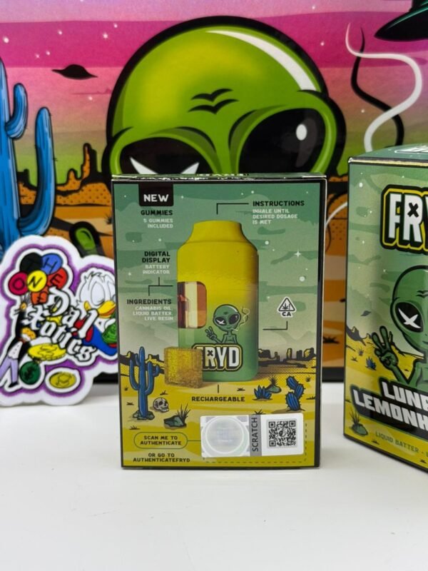 Experience the FRYD 3G Disposable + Gummies combo—premium 3-gram vape and delicious infused gummies for powerful, flavorful, long-lasting effects.