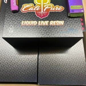 The Cali Pure 2G Disposable Liquid Live Resin — 2 grams of premium live resin oil delivering smooth hits, rich flavor, and powerful full-spectrum effects.