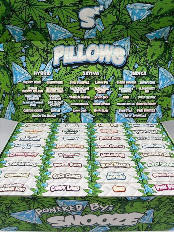 Snooze Pillows Weed Diamond Edition – 14G delivers premium, potent flower with rich flavor, smooth smoke, and ultimate relaxation.