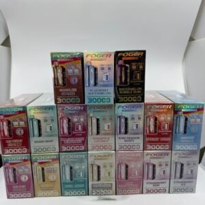 FOGER Kit 30K Puffs Disposable, offering up to 30,000 puffs, bold flavors, rechargeable power, and smooth vapor for the ultimate long-lasting vape.