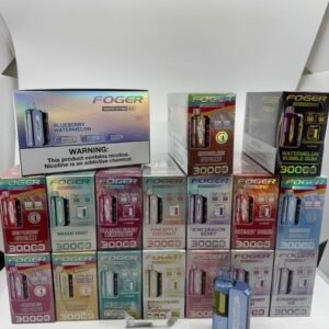 FOGER Kit 30K Puffs Disposable, offering up to 30,000 puffs, bold flavors, rechargeable power, and smooth vapor for the ultimate long-lasting vape.