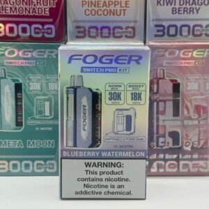 FOGER Kit 30K Puffs Disposable, offering up to 30,000 puffs, bold flavors, rechargeable power, and smooth vapor for the ultimate long-lasting vape.