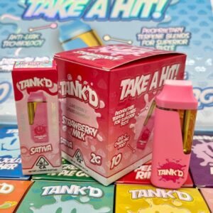 TANK’D 2G Disposable Live Resin offers 2 grams of premium live resin with smooth hits, rich flavor, and a rechargeable, leak-proof design for a pure vaping.