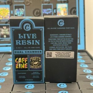 Cookies Dual Chamber 2g delivers two premium live resin strains in one device. Enjoy dual flavors, smooth hits, and rechargeable convenience with every puff