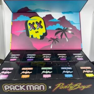 Experience bold flavor and powerful hits with the Packman x Party Boyz 3G Disposable — premium, potent, and ready to enjoy anywhere.